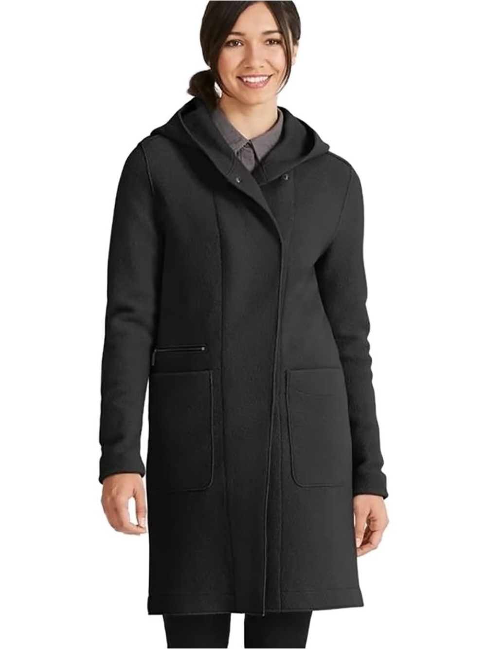 Nau  Boiled Wool Trench Coat M